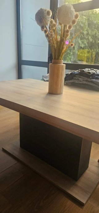Mesa de centro extensible madera