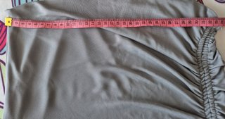 Top bandeau asimétrico Pull&Bear gris M