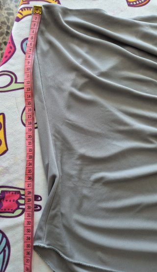Top bandeau asimétrico Pull&Bear gris M