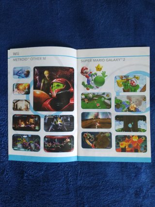 4 Folletos de Publicidad de Juegos Wii Nintendo