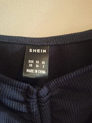 Blusa Shein T XS azul marino