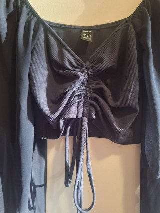 Blusa Shein T XS azul marino