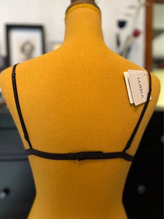 La Perla - Bralette de Seda y encaje negro - 75B