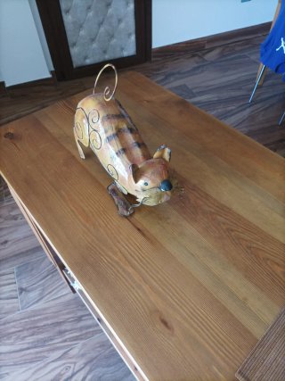 Gato decorativo de chapa