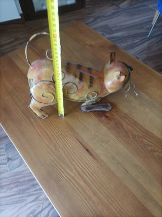 Gato decorativo de chapa
