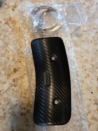 Protector Térmico Akrapovic Carbono Moto