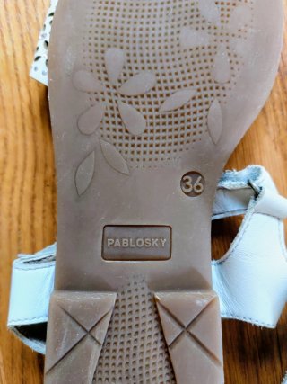 Sandalias Pablosky Niña Blancas