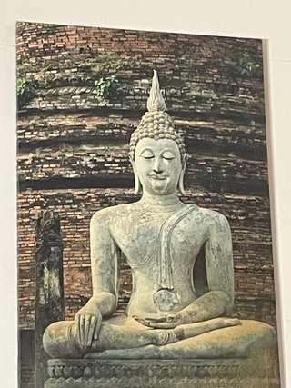 Cuadro Buda Piedra y Papel