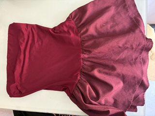 Vestido casual magenta