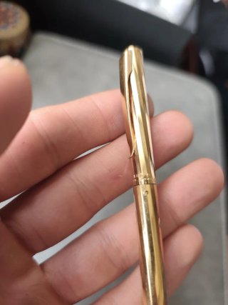 Bolígrafo Waterman Chapado en Oro