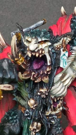 Rey Throgg Miniatura Pintada troll warhammer