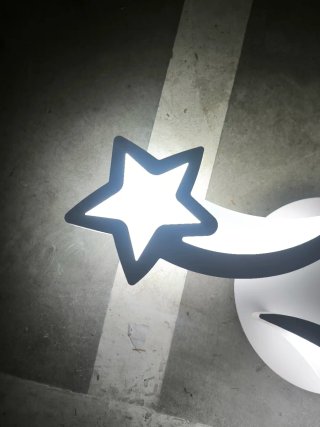 Lámpara Techo LED Estrellas