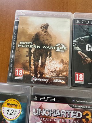 Lote 5 Giochi PS3: Call of Duty, Uncharted 3...