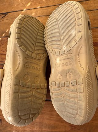 Crocs Talla 38 Beige