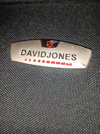 Maleta DAVID JONES Negra con Ruedas y Tirador