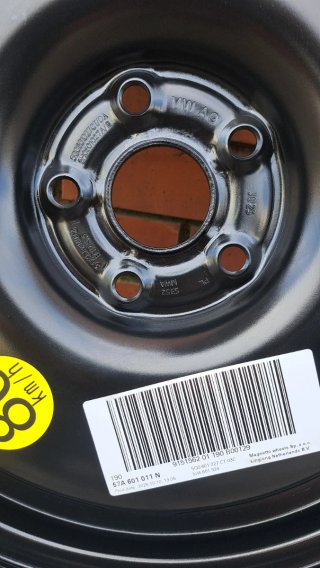 Rueda de repuesto 215/70 18 99M           Dot 2025