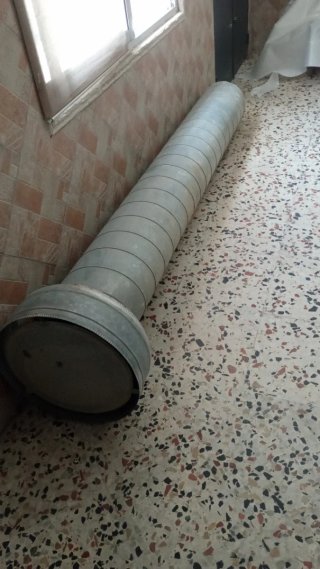 Campana extractora industrial acero inoxidable