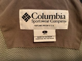 Chaqueta Columbia Talla L Marrón