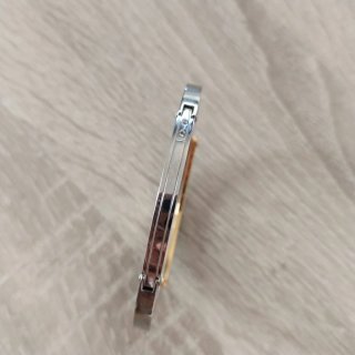 Pulsera Rígida POLICE Acero Dorado y Plateado