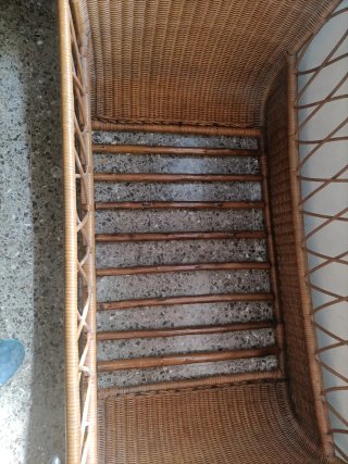 Cuna de mimbre