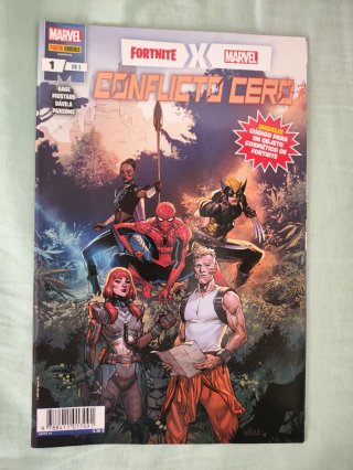 Cómics Conflicto cero Marvel X Fortnite