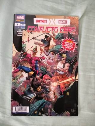 Cómics Conflicto cero Marvel X Fortnite