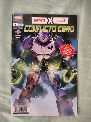 Cómics Conflicto cero Marvel X Fortnite