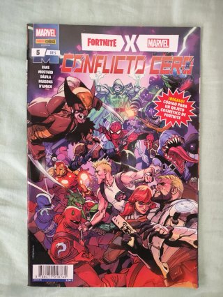Cómics Conflicto cero Marvel X Fortnite