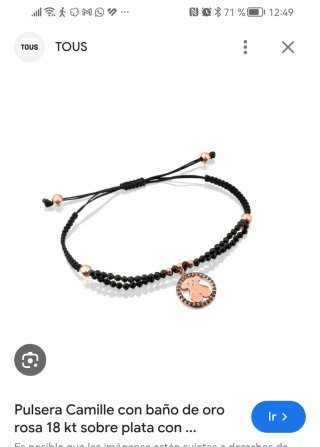 Pulsera Tous Camille Baño Oro Rosa