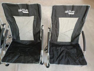 Pack 4 Sillas Plegables Aktive Camping