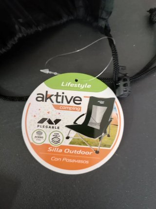 Pack 4 Sillas Plegables Aktive Camping