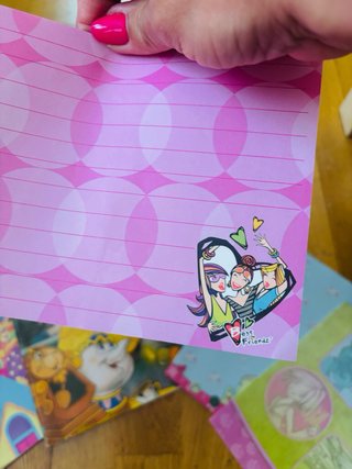 Papel y sobres cartas vintage niñas