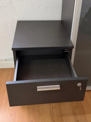 Cajonera de oficina 3 cajones con cerradura