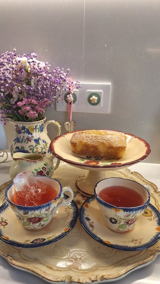 Juego de té vintage Longchamp