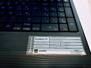 Packard Bell Ordenador Portátil Negro Easynote