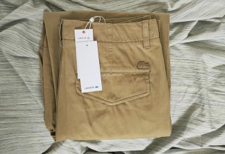 Lacoste Pantalón Cargo Beige Hombre T40 Lacoste