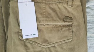 Lacoste Pantalón Cargo Beige Hombre T40 Lacoste
