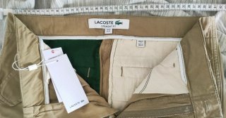 Lacoste Pantalón Cargo Beige Hombre T40 Lacoste