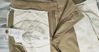 Lacoste Pantalón Cargo Beige Hombre T40 Lacoste