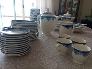 Pickman La Cartuja Vajilla Completa Azul