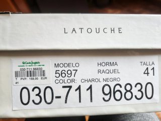 Zapatos de tacón negros charol talla 41