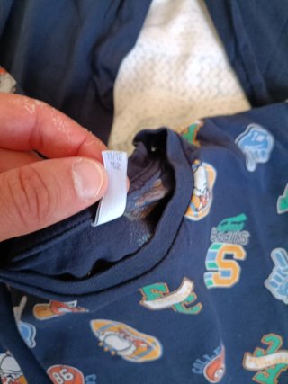 Set 2 pigiami cotone 11-12 anni 152 cm