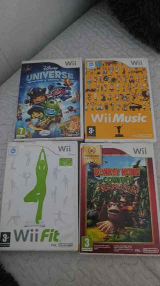 12 juegos Nintendo Wii (precio por juego)