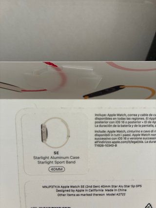Apple Watch SE 40mm Starlight Aluminum