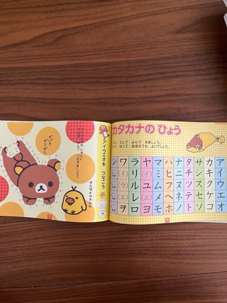 Rilakkuma Hiragana y Katakana 入学準備~小学1年のひらがな・カタカナ