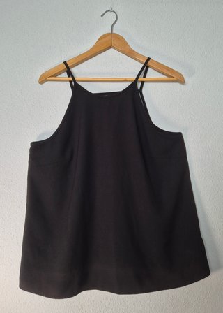 Top lencero Kiabi negro talla L