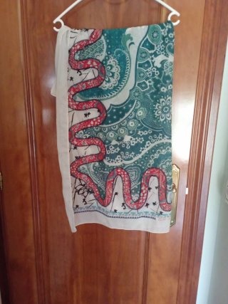 Foulard Captain Tortue 1 m x 1 m