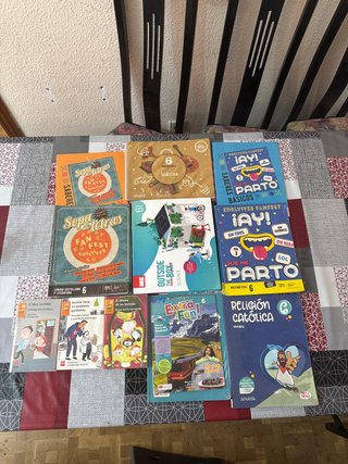 Libros de colegio Sexto de primaria