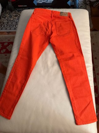 2 Pantaloni Donna Polo Ralph Lauren jeans e aranci