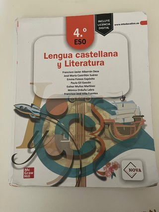 Lengua castellana y Literatura 4o ESO